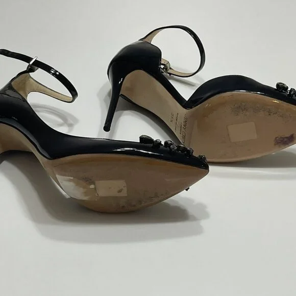 Jimmy Choo Black Crystal Heels - Picture 5 of 5
